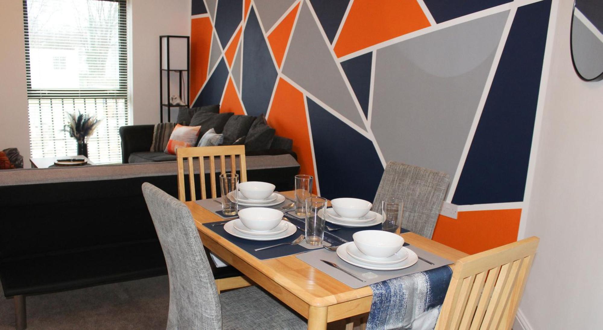 Bright And Modern Apartment, Near Molineux Stadium, Perfect For Contractors And Nhs Workers Apartment *